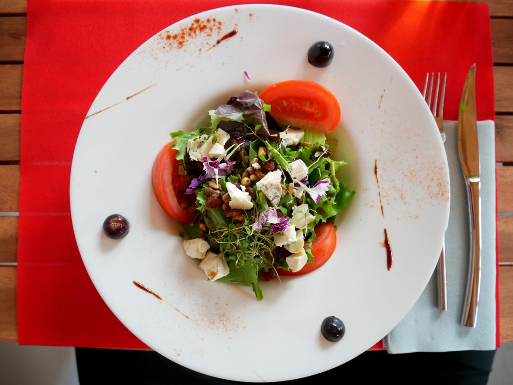 bonne adresse restaurant au bon fromage etang sale 974 salade