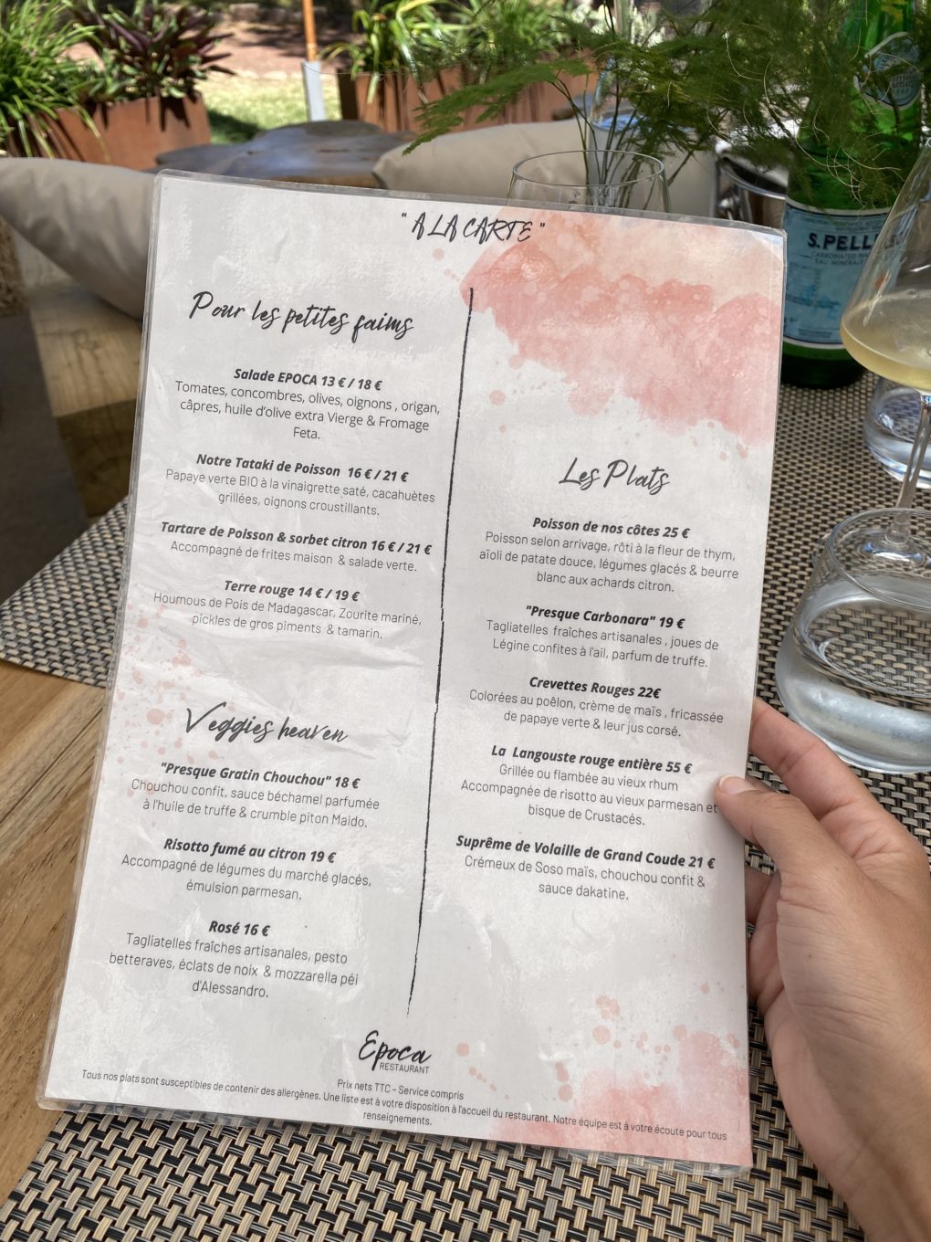 Restaurant Epoca Grande Anse voyage des sens à La Réunion Avis d